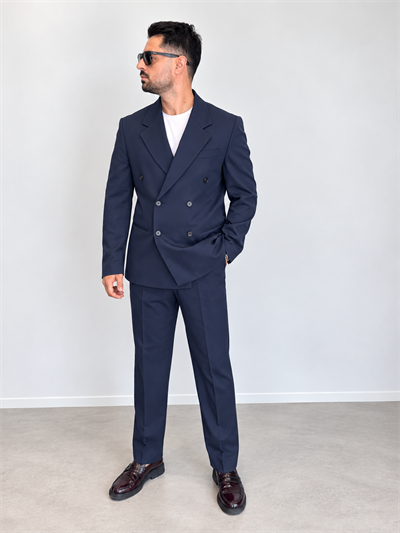  Kruvaze Oversize Takım Elbise-Laci
