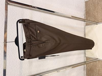 Bağcıklı Kumaş Jogger Pantolon-Kahve