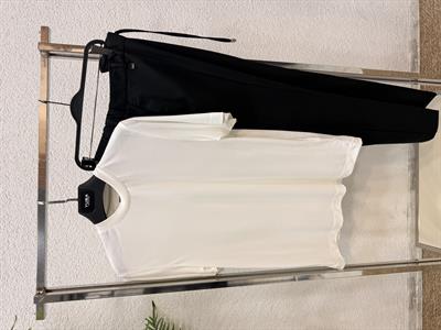 Bağcıklı Kumaş Jogger Pantolon-Siyah