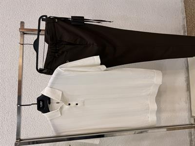 Bağcıklı Kumaş Jogger Pantolon-Siyah