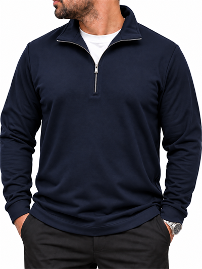 Fermuarlı Comfort Fit Sweatshirt – Laci