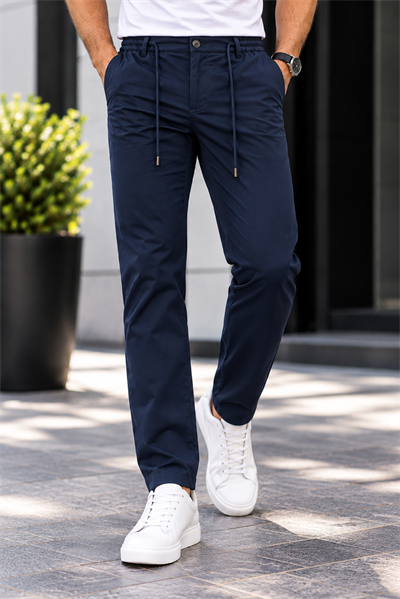 Mikro Kumaş Full Likralı Erkek Jogger Pantolon-Laci
