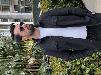 Paraşüt Gömlek - Siyah