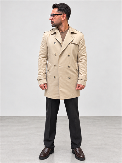 Premium Trenckot-Bej