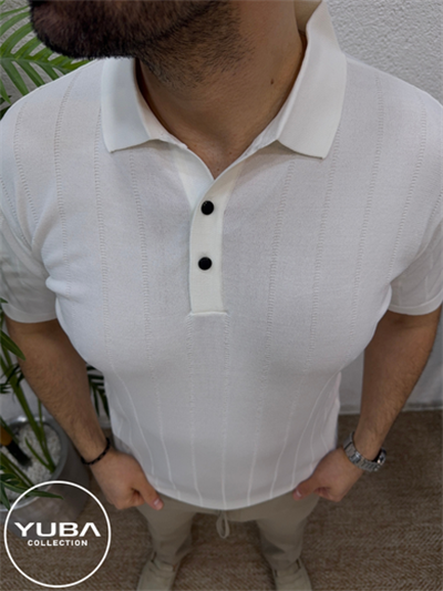 Rayon Triko T-Shirt -Beyaz