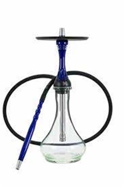 ALPHA X Blue Matte Nargile Takımı