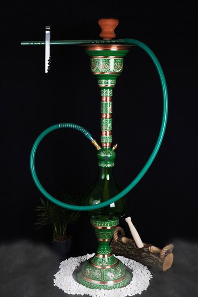 Azeri İşlemeli Boyalı Nargile Takımı