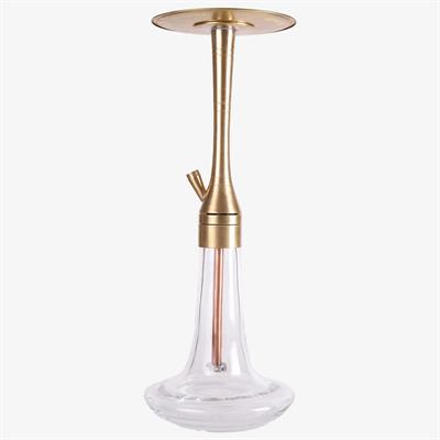 Master Puff Sarı Bakır Borulu Nargile Takımı