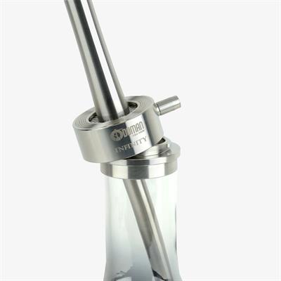 ODUMAN Infinity Çelik Silver Şişe Nargile Takımı