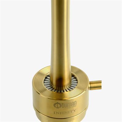ODUMAN Infinity Gold Gövde Gold Şişe Nargile Takımı