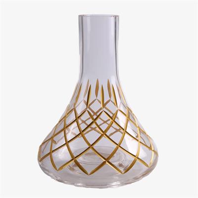 Tulip Puff Altın Kesme Şişeli Nargile Takımı