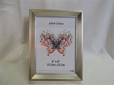 15×21 cm Derin Çerçeve – Antik Gümüş & Bronz Renk | Dekoratif Klasik Tasarım