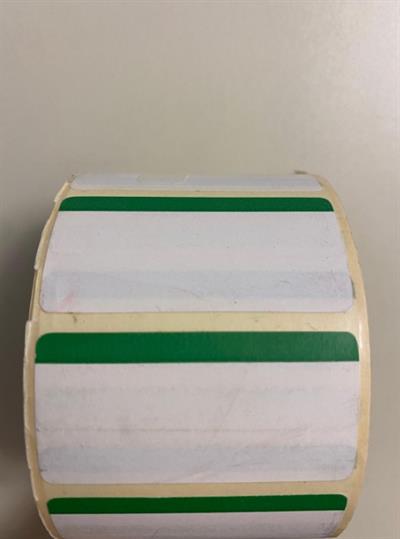 Eko Termal Barkod Etiketi 25x50mm – 1000 Adet Yeşil | 80x50mm Rulo, Renkli Termal Etiket, Net Baskı, Tüm Barkod Yazıcılara Uyumlu