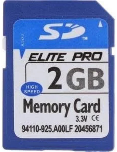 Elite Pro 2 GB Memory Card | SD Uyumlu Hafıza Kartı – Kamera & Fotoğraf Makinesi