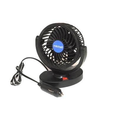 360 Derece Hareketli Tekli Araç İçi Vantilatör 12V