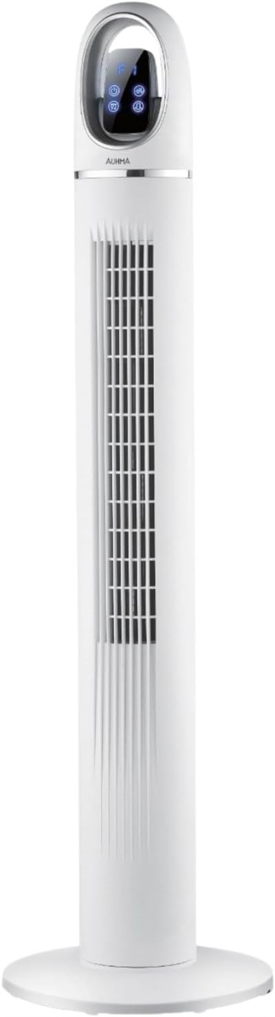 ACFN 45İnç Kule Tipi Vantilatör | 45W Güçlü Motor, 3 Kademeli Hız, Salınımlı, Zamanlayıcılı Tower Fan