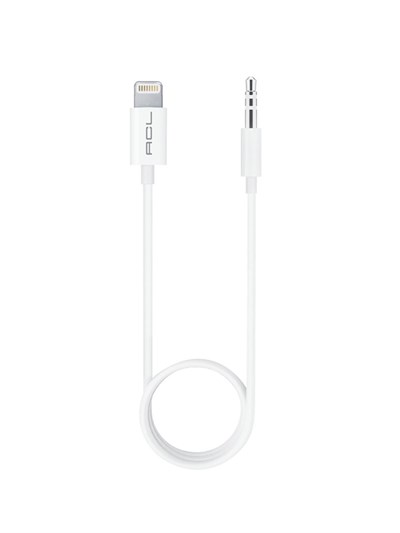 A-12 1.2 Metre 3.5mm to Lightning Düğümlenmez Premium Aux Ses Kablosu (iPhone Uyumlu)