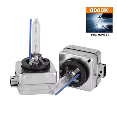Alfa Romeo 159 Xenon D1S / D1R 8000K Buz Mavisi HID Xenon Ampul 2 Adet