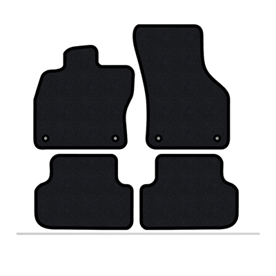 BMW 3 Serisi E93 2007-2013 Lüks Halı Paspas Siyah