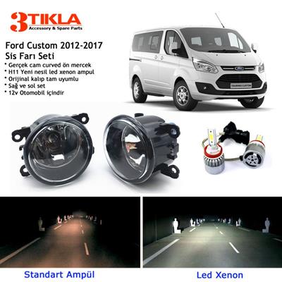 Custom 2012-2017 Beyaz Led Xenon Sis Farı Seti