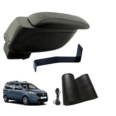 Eko Set Dacia Dokker 2013 Geniş Hacimli  Delmesiz Çelik Ayaklı  Kolçak ve Direksiyon Kılıfı