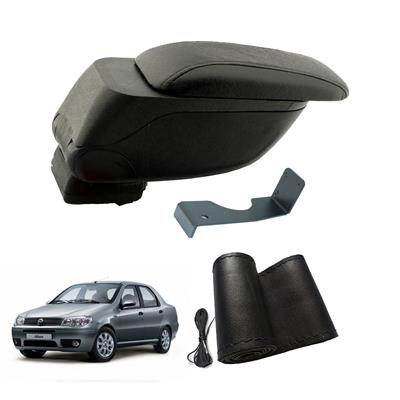 Eko Set Fiat Albea 2009 Geniş Hacimli  Delmesiz Çelik Ayaklı  Kolçak ve Direksiyon Kılıfı