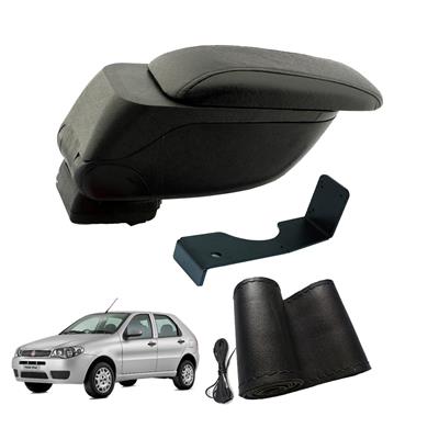 Eko Set Fiat Palio 2011 Geniş Hacimli  Delmesiz Çelik Ayaklı  Kolçak ve Direksiyon Kılıfı