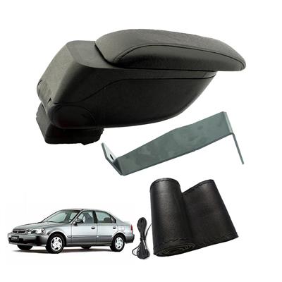 Eko Set Honda Civic Sedan 1999 Geniş Hacimli  Delmesiz Çelik Ayaklı  Kolçak ve Direksiyon Kılıfı