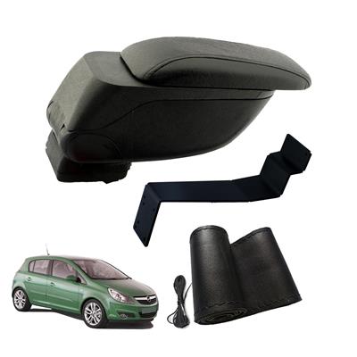 Eko Set Opel Corsa D 2008 Geniş Hacimli  Delmesiz Çelik Ayaklı  Kolçak ve Direksiyon Kılıfı
