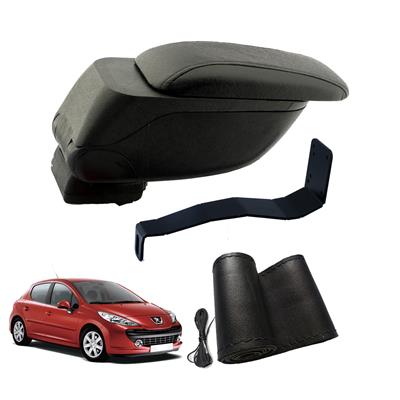 Eko Set Peugeot 207 2010 Geniş Hacimli  Delmesiz Çelik Ayaklı  Kolçak ve Direksiyon Kılıfı