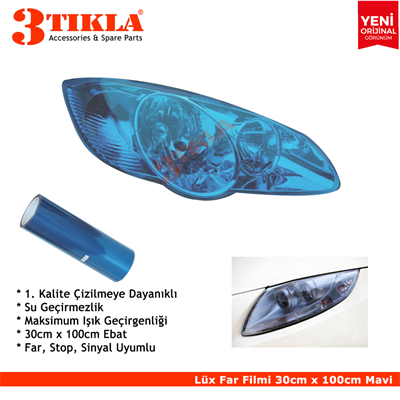 Far, Stop, Sinyal Kaplama Filmi 30cm Mavi