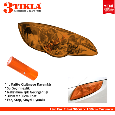Far, Stop, Sinyal Kaplama Filmi 30cm Turuncu