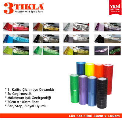 Far, Stop, Sinyal Kaplama Filmi 30cm Turuncu