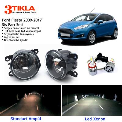 Fiesta 2009-2017 Beyaz Led Xenon Sis Farı Seti