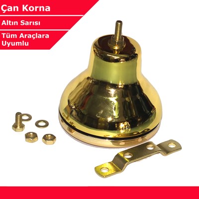 Gold Serisi Çan Tramvay Korna Tekli Krom  Röle Gerekmez  Kolay Montaj