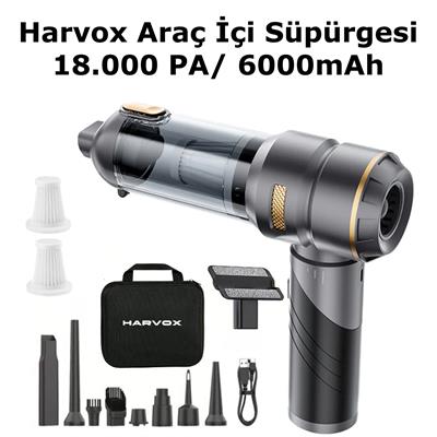 Harvox Ev ve Araç Süpürgesi HXVC-002 18.000PA  6000mAh