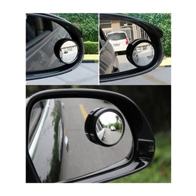 Kör Nokta Ayna Seti 2 li Yuvarlak Siyah