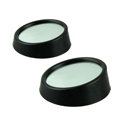 Kör Nokta Ayna Seti 2 li Yuvarlak Siyah