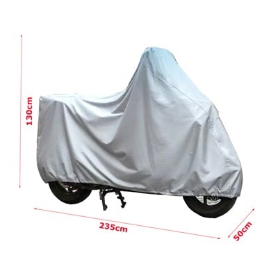 L Beden 4 Mevsim Kullanımlı, Su ve Toz dan Koruyan Miflonlu Motor Örtüsü