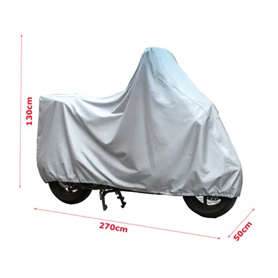 L Beden 4 Mevsim Kullanımlı, Su ve Toz dan Koruyan Miflonlu Motor Örtüsü