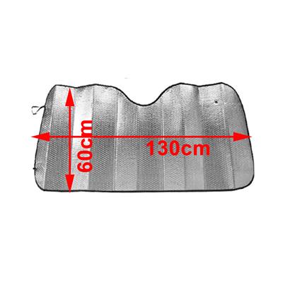 Metalize Katlanır Ön Cam Güneşliği Küçük boy 130x60cm