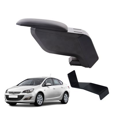 Opel Astra J 2014 Sedan Delmesiz Çelik Ayaklı Siyah Kolçak Kol Dayama