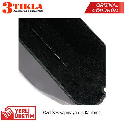 Renault Kangoo 2005 Premium HQ Lüks Delmesiz Çelik Ayaklı Gri-Siyah Kolçak