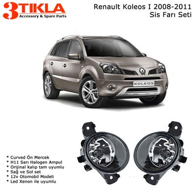 Renault Koleos I 2010 Sis Farı Takımı Ampullü Tam uyumlu