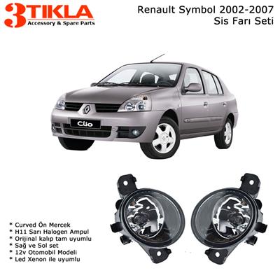 Renault Symbol 2005 Sis Farı Takımı Ampullü Tam uyumlu