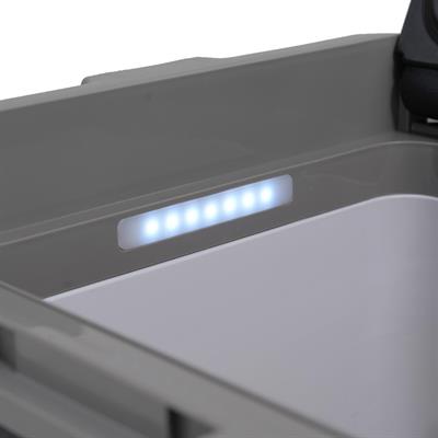 TC21-18 Çift Kapaklı 50 Litre Taşınabilir Araç Buzdolabı 12V/24V/220V Uyumlu