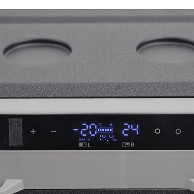 TC21-18 Çift Kapaklı 50 Litre Taşınabilir Araç Buzdolabı 12V/24V/220V Uyumlu