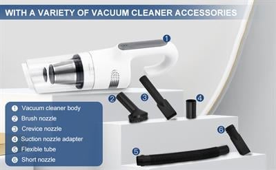 Tecnopoint TC25-23 Win-611A Şarjlı Araç Süpürgesi