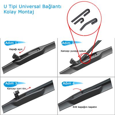 Toyota Yaris Hibrit Silecek (2011-2014) 700 mm TEK