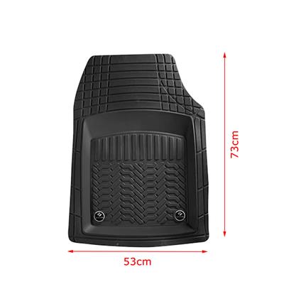 Universal Kesilebilir Promats Serisi 5 Parça 3D Havuzlu Paspas Seti